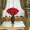 30" Red Queen Anne Rose Stem - Set of 12, Lifelike Silk Roses, Elegant Floral Décor, Perfect for Arrangements, Events & Home - Ideal for All Seasons, Floral Home by Artificial Flowers